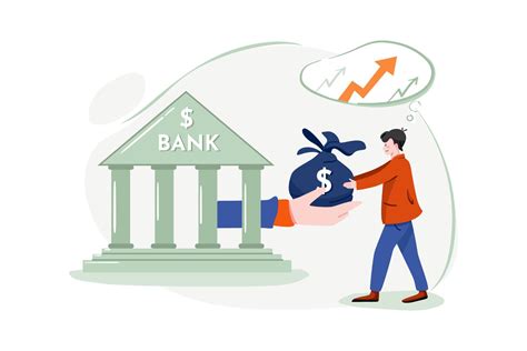 The Bank Gives A Loan To A Businessman For Business Development