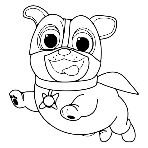 Puppy Dog Pals Coloring Pages To Print Sketch Coloring Page