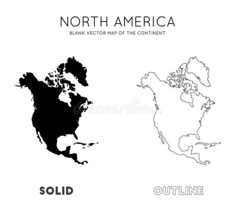 Isolated Map North America Stock Illustrations 50744 Isolated Map