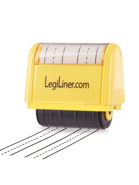 Legiliner Self Inking Teacher Stamp Double Stack 1 2 Inch Handwriting Lines Roller Stamp
