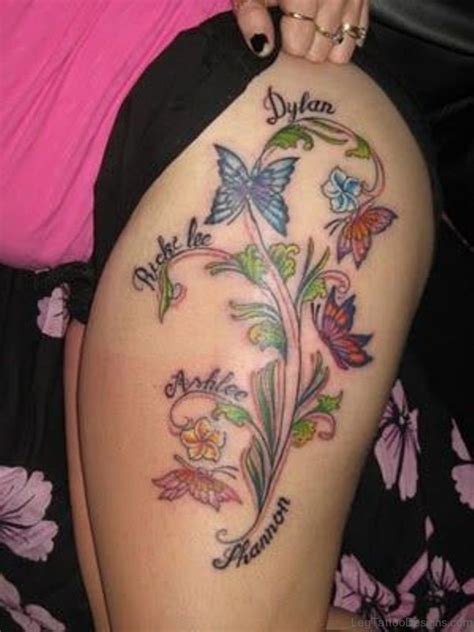 Butterflies Tattoos On Leg Arm Tattoo Sites