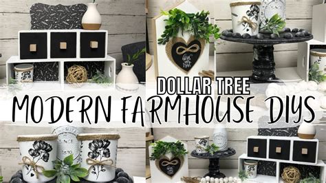 HIGH END MODERN FARMHOUSE DIYs Dollar Tree DIY Inspired Me Collab Easy HOME DECOR DIYs