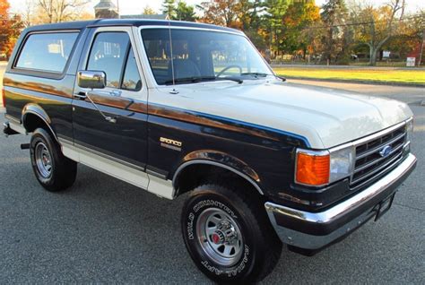 1989 Ford Bronco Xlt Factory 4 Speed