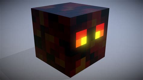 Minecraft Magmacube Download Free 3d Model By Vincent Yanez