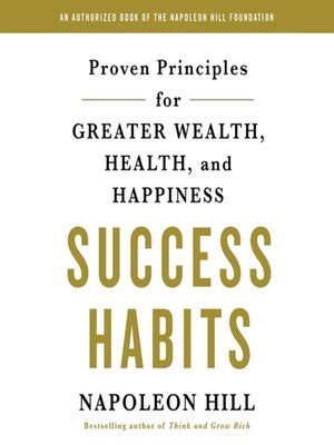 Download Success Habits By Napoleon Hill PDF/EPUB - Free Book Novel Online