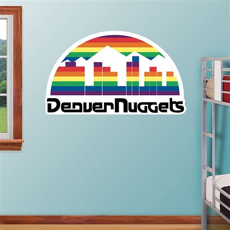 Get it as soon as thu, may 20. Denver Nuggets Classic Logo Wall Decal | Shop Fathead® for Denver Nuggets Decor