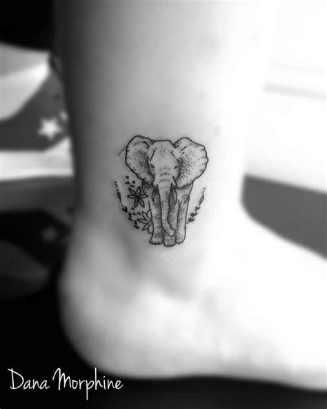 Cute Baby Elephant Tattoo Drawings