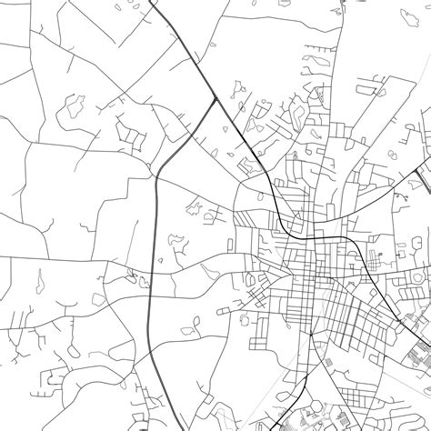 Statesboro Map Print Statesboro Map Poster Wall Art Ga City | Etsy