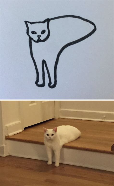 These Poorly Drawn Images Actually Look Like Real Cats And Heres Proof