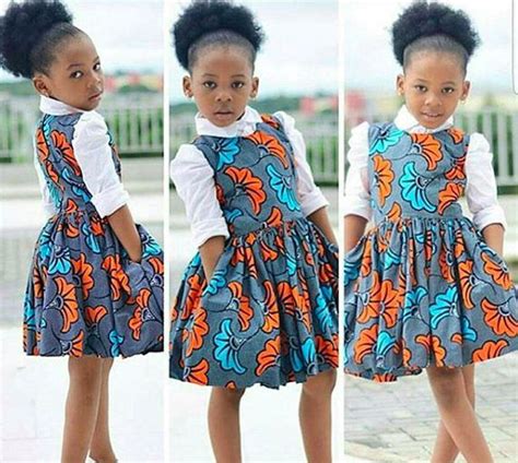 African Print Kids Dress Kids Full Flared Dress Ankara Print