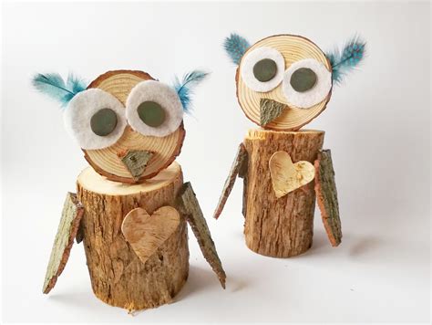 Konsep Penting Tiere Basteln Aus Holz Bambu Kreatif