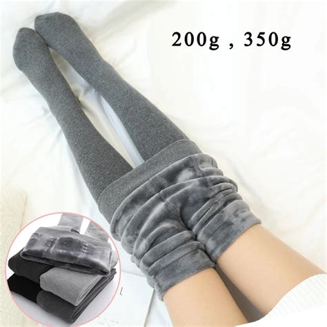 New Autumn Winter Women Tights Stripe Warm Cotton Hosiery Solid Color Femme Standard Stockings