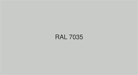 RAL Light Grey RAL 7035 Color In RAL Classic Chart