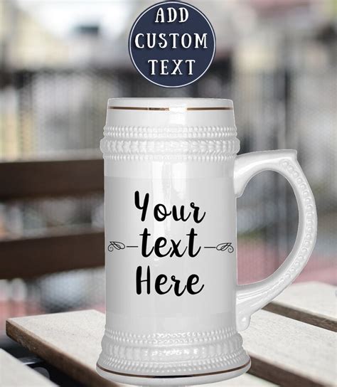 Personalized Beer Mug Custom Beer Mug Beer Stein Beer Lover Etsy