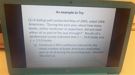 Solved An Example To Try 1 A Gallup Poll Conducted May Of Chegg Com
