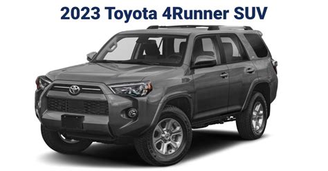 2023 Toyota 4runner Msrp Price Invoice Cost And Payment Ranges