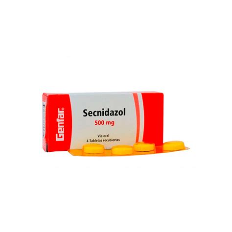 Secnidazol Gnf 500 Mg Caja 4 Un Boticas Hogar Y Salud
