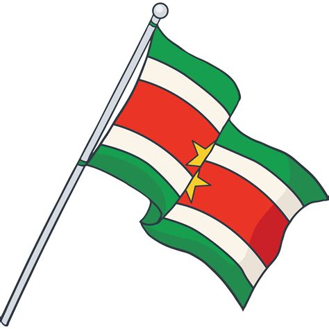 Flag Of Suriname 23435163 Png