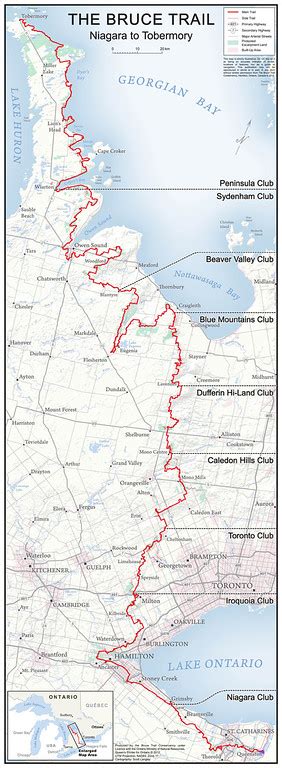 Hiking The Bruce Trail Hike 1 At Queenston Heights Park Niagara Club