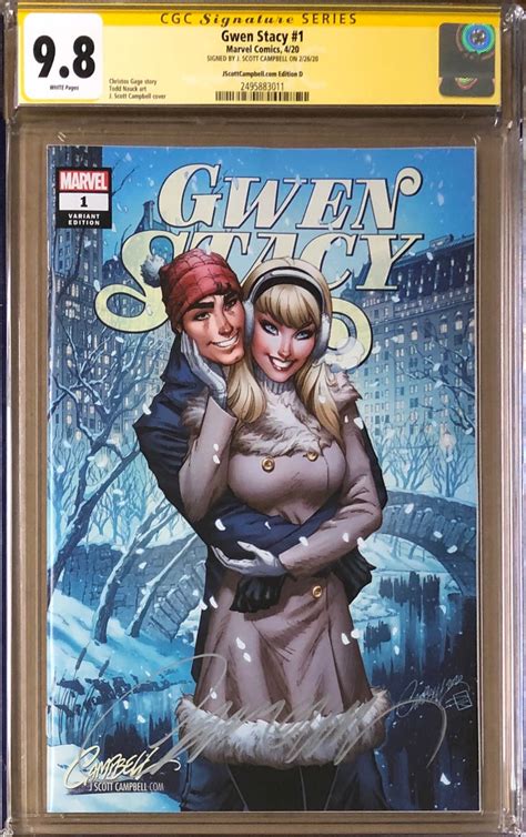 Gwen Stacy 1 J Scott Campbell Eccc Exclusive D Winter Cgc 98 Ss