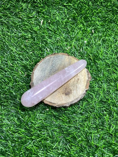 rose quartz crystal yoni wand pleasure wand massage wand etsy