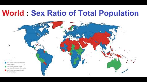 human sex ratio of total population youtube