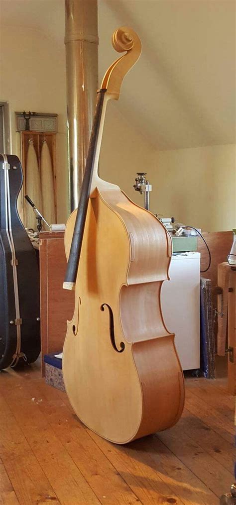 Double Bass In The Making Double Bass Guitar Building Fiddle Awsome