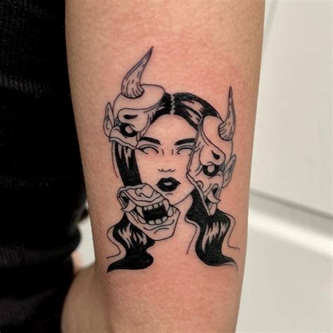 Tattoo Design Inspo Dark Aesthetic Art Artist Tattooist Tattoo Artist Hannya Baddie Pinterest