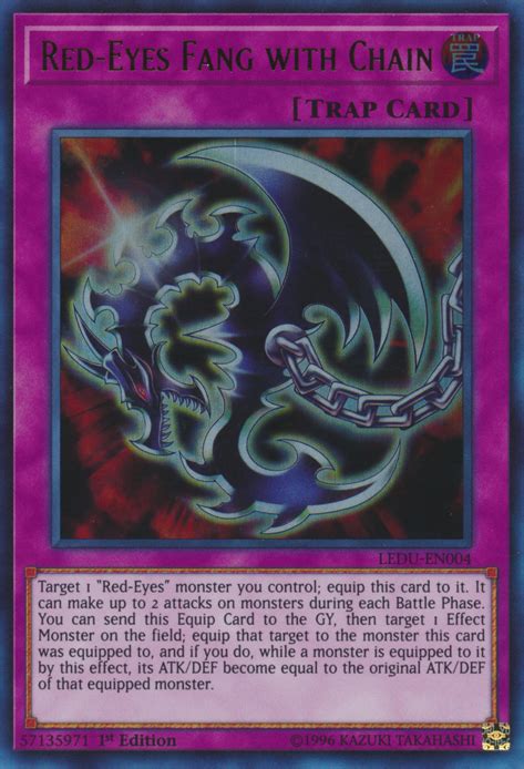 Red Eyes Fang With Chain Yu Gi Oh Fandom Powered By Wikia