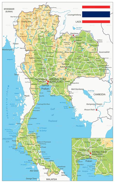 Thailand Map Rayong Thailand Map Guide