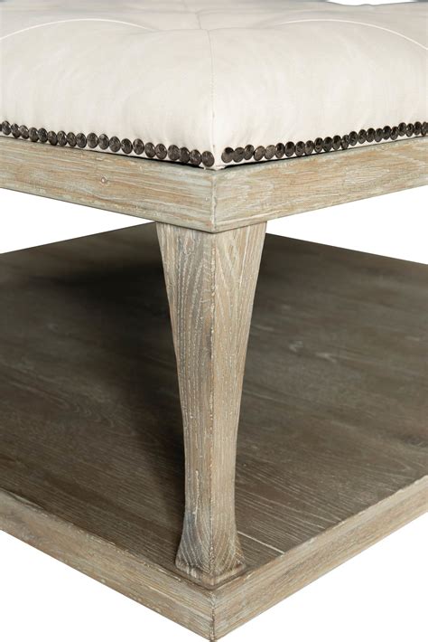 Rustic cocktail tables from ashley furniture. Rustic Patina Upholstered Cocktail Table by Bernhardt Furniture - 387-011 | Gladhill Furniture ...