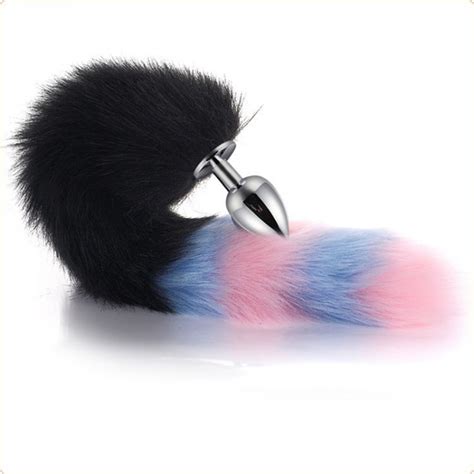 Colorful Fox Tail Butt Plug Adult Sex Toys Store Online Shopping