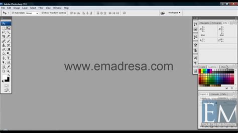 Lesson No 1 Adobe Photoshop Cs3 Interface Youtube
