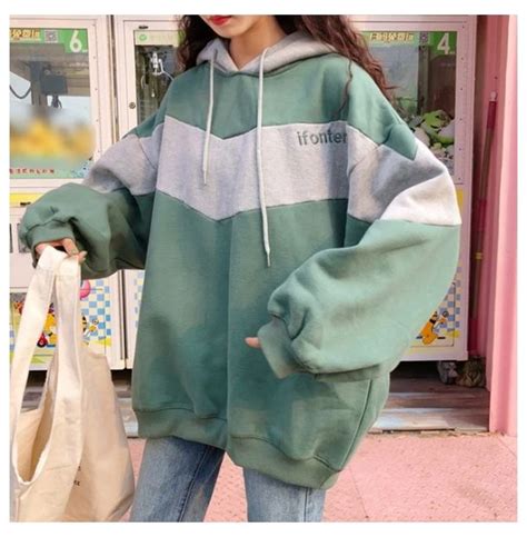 We will do 100% refund after receiving package back to our storage. Loose Oversized Patchwork Hoodie #oversized #hoodie # ...