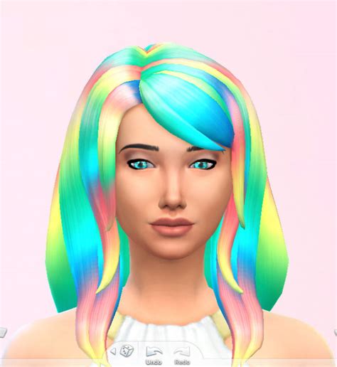 Rainbow Hair The Sims 4 Catalog