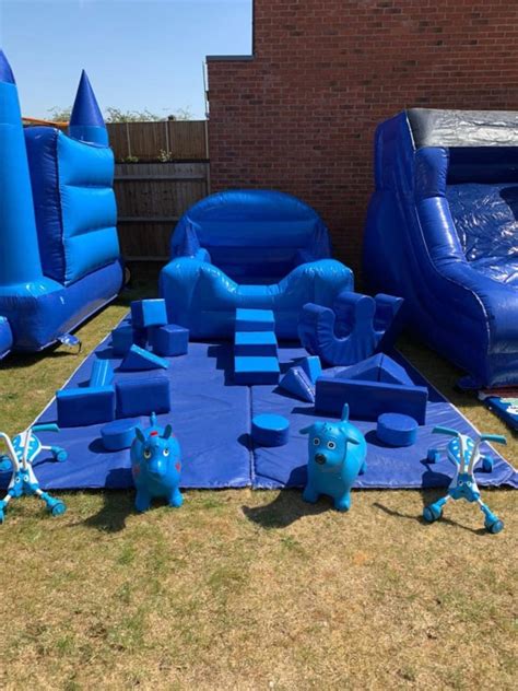 Blue Ball Pool And Soft Play N1 Inflatable Fun Bouncy Castle Hire