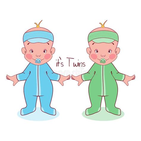 Twins Boys Stock Illustrations 250 Twins Boys Stock Illustrations