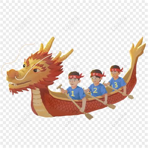 Dragon Boat Dragon Vector Boat People Boat Vector Free PNG And