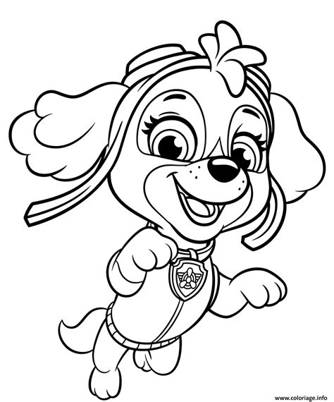 Adorable Paw Patrol Skye Coloring Page Free Printable Coloring Pages