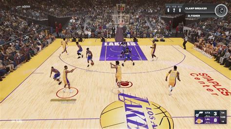 01 Lakers Vs Jazz Youtube