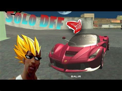 We would like to show you a description here but the site won't allow us. Ferrari solo dff para GTA SA android - YouTube