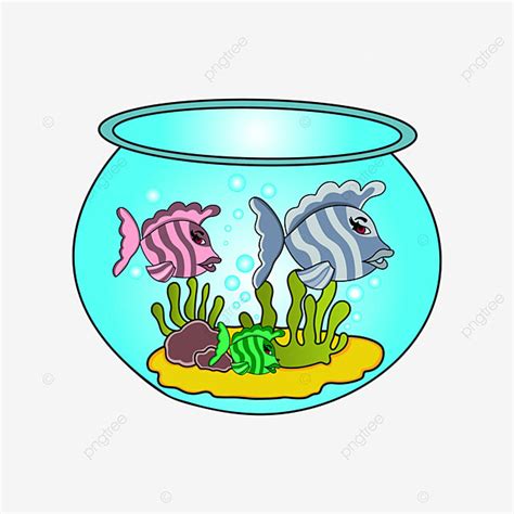 Gambar Kartun Akuarium Ikan Akuarium Ikan Tangki Ikan Ikan Yang