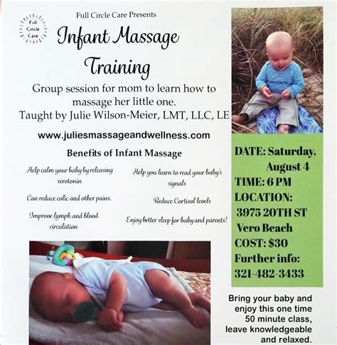 Infant Massage Training Class Full Circle Care