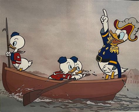 Donald Duck Sea Scouts 1939 Animation Cel Reproduction Etsy