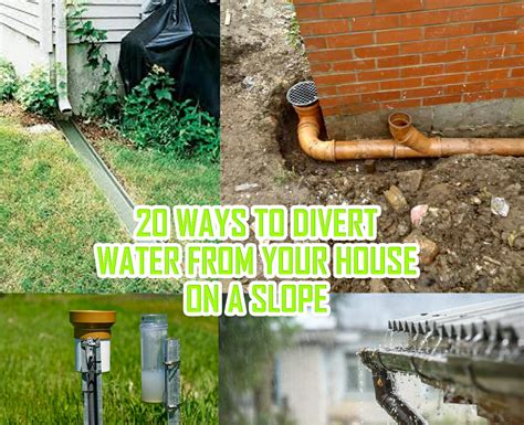 20 Ways To Divert Water From Your House On A Slope