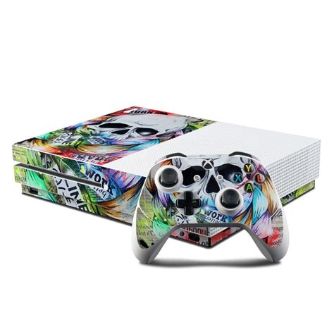 Microsoft Xbox One S Console And Controller Kit Skin Visionary By
