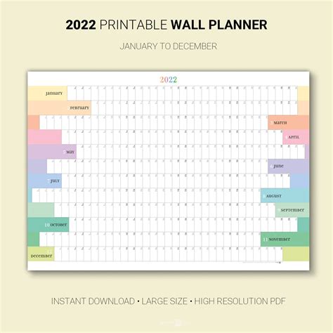 Free Yearly Planner 2022 Printable Printable Templates Free