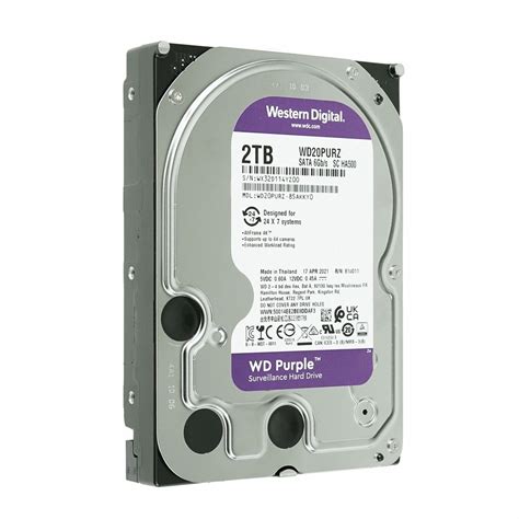 Wdc Wd Purple 2tb Surveillance Hard Disk Video Surveillance Systems
