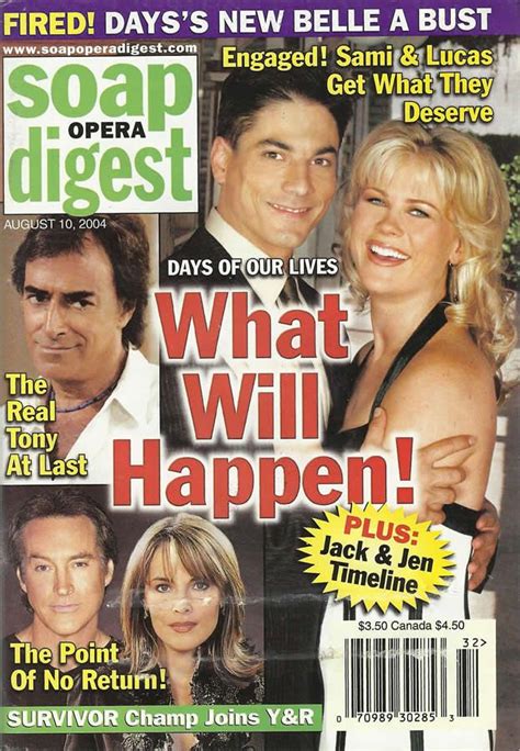 Classic Soap Opera Digest Covers Soap Opera Days Of Our Lives Life Cast