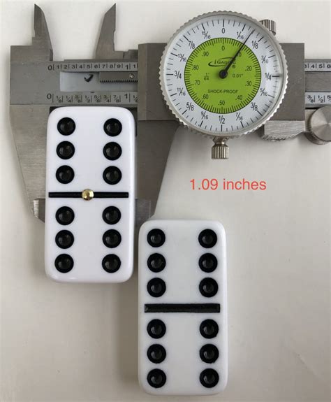 Physical Sizes Of Dominoes Engraved Dominoes